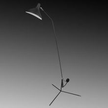 Торшер регулируемый MANTI 1х40W Е14 черный 764717