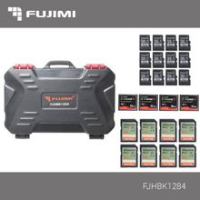 Кейс Fujimi FJHBK1284 для карт памяти жёсткий 12 MicroSD, 8 SD, 4 CF