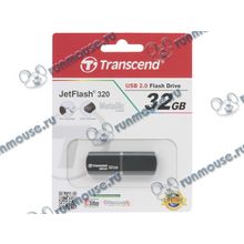 Накопитель USB flash 32ГБ Transcend "JetFlash 320" TS32GJF320K (USB2.0) [128129]