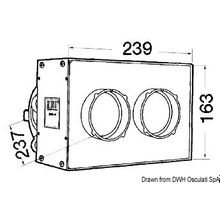 Osculati Обогреватель центральный HEATER CRAFT, 50.263.01
