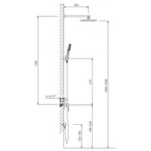 Timo Душевая система Hette SX-1029  00 SM ( 412 )