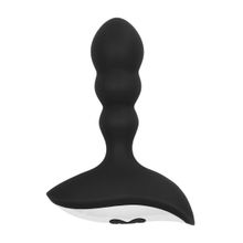 Shots Media BV Черный массажер простаты с пультом N 78 Rechargeable Anal Stimulator - 12 см. (черный)