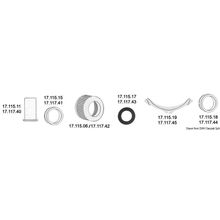 Osculati Hydrofix system 90° female female elbow 22 mm, 17.117.02