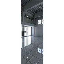 Двери ProfilDoors Модель 1 AGК Стекло Зеркало Цвет кромки Black
