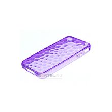 Силиконовая накладка для iPhone 4 4S вид №27 purple