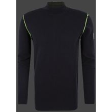 Wellensteyn Herren Pullover 012 Darknavy Neongreen