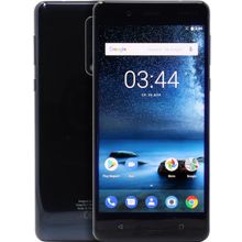 Смартфон NOKIA 8 DS TA-1004 P.Blue (2.5+1.8GHz, 4GB, 5.3" 2560x1440 IPS, 4G+BT+WiFi, 64Gb+microSD, 13+13Mpx)