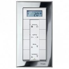 Рамка 2 поста MERTEN M-ELEGANCE, хром |  код. MTN403839 |  Schneider Electric