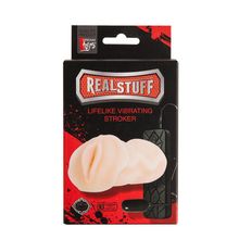 Мастурбатор-вагина REALSTUFF VIBRATING MASTURBATOR PUSSY с 10 режимами вибрации