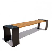 Скамейка уличная «КРАСНОГОРСК» (2,5м)