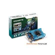 Видеокарта 1Gb &lt;PCI-E&gt; GIGABYTE GV-N220OC-1GI с CUDA &lt;GF220, GDDR3, 128 bit, HDCP, DVI, HDMI, Retail&gt;