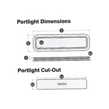 Lewmar Иллюминатор открывающийся Lewmar Standard Portlight 393180200 191 x 367 мм размер 1RE