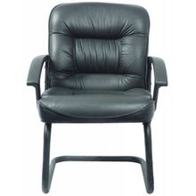 Бюрократ кожаное T-9908AXSN Low-V черное