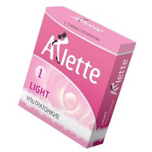 Ультратонкие презервативы Arlette Light - 3 шт. (159325)