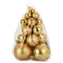 KAEMINGK Гроздь шаров МИДИ, 36 см, золото (020932)