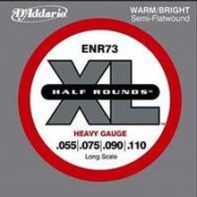 ENR73 Half Rounds Комплект струн для бас-гитары, Heavy, 55-110, DAddario