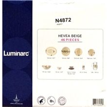 Столовый сервиз Luminarc HEVEA BEIGE 46 предметов 6 персон ОАЭ N4872