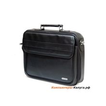Сумка для ноутбука PortCase KCB-02BKP до 15,6 (Черный, искусственная кожа, 40 х 30 х 7 см.)
