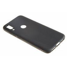 Силиконовый чехол TPU Case матовый Xiaomi Mi Play черный