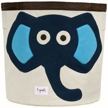 3 Sprouts Корзина для хранения 3 Sprouts Синий слонёнок (Blue Elephant SPR202). Арт. 67511 67511