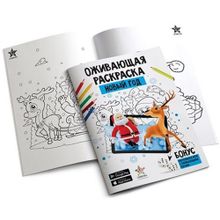 Раскраска и игра с дополненной реальностью Новый год