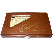 Домино малое белое в чехле