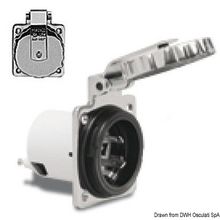 Osculati Marinco SS 16-30 A socket, 14.302.00
