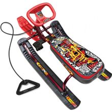 НИКА Снегокат ТИМКА СПОРТ 2 Граффити красный (2 шт)