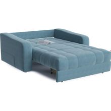 Смарт Диван прямой Арагон Blue аккордеон