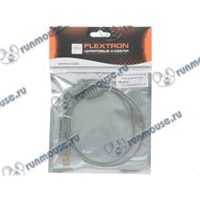 Кабель USB2.0 соединительный USB A-miniB Flextron "CU2-AMminiB-0.9-01-P2", 28+26AWG, позолоченные контакты, с ферритовыми кольцами (0.9м) (ret) [114524]