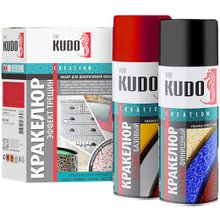 Kudo Creation Кракелюр 1.04 л черный по золоту