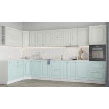 Кухня Орио прямая с пеналами 3400 (модульная)