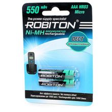 Аккумулятор ROBITON 550MHAAA-2 DECT BL2