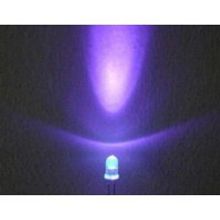 Светодиод 3мм, цв. Фиолетовый УФ , LED, F3 390-400NM