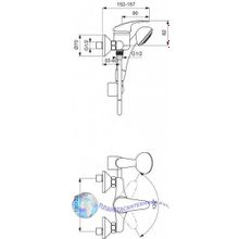 Смеситель для душа Тарнер Vidima BA038AA