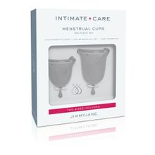 Набор из 2 прозрачных менструальных чаш Intimate Care Menstrual Cups (190587)