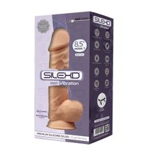 Adrien Lastic Телесный вибратор-реалистик Silexd Model 1 - 21,5 см. (телесный)