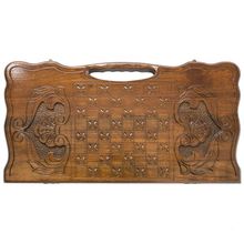 Нарды резные "Всадник" с ручкой