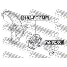 Болт Ford Focus C-Max Cap 2003-2007 [Eu] Febest арт. 2198008