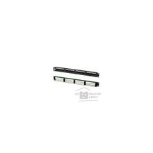Hyperline PP2-19-24-8P8C-C5e-110D Патч-панель 19", 1U, 24 портов RJ-45, категория 5e, Dual IDC