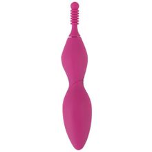 Orion Ярко-розовый клиторальный вибратор с 3 насадками Spot Vibrator with 3 Tips - 17,9 см. (ярко-розовый)