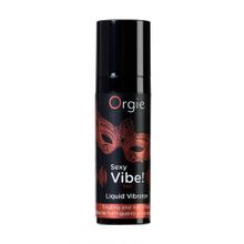 Разогревающий гель для массажа ORGIE Sexy Vibe Hot с эффектом вибрации - 15 мл. (215507)