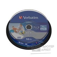 Verbatim BD-R 25 GB 6x CB 10 Full Ink Print NO ID 43804