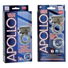 California Exotic Novelties Виброкольцо Apollo 7-Function Premium Enhancers (дымчатый)