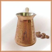 Турка  медная "Арабика" со съемной ручкой TIMA А-420с (0,42 л.)