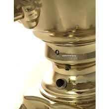 Электрический самовар 3 л желтый "желудь" на 110 Вт (для заграницы) с автоматическим отключением при закипании воды, арт. 161500з