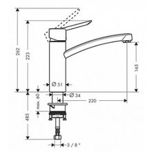 Смеситель Hansgrohe Focus S 31786000 для кухонной мойки