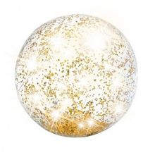 Надувной мяч Intex 58070 "Блестящий" 71см 3+ желтый