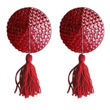 Красные круглые пестисы Nipple Tassels Round Красный