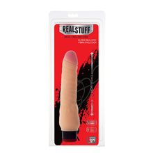 Вибратор реалистичной формы REALSTUFF 8INCH VIBRATOR - 19 см. телесный